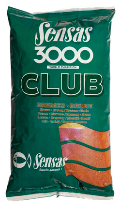 Прикормка Sensas 3000 Club BREMES Brune 1кг