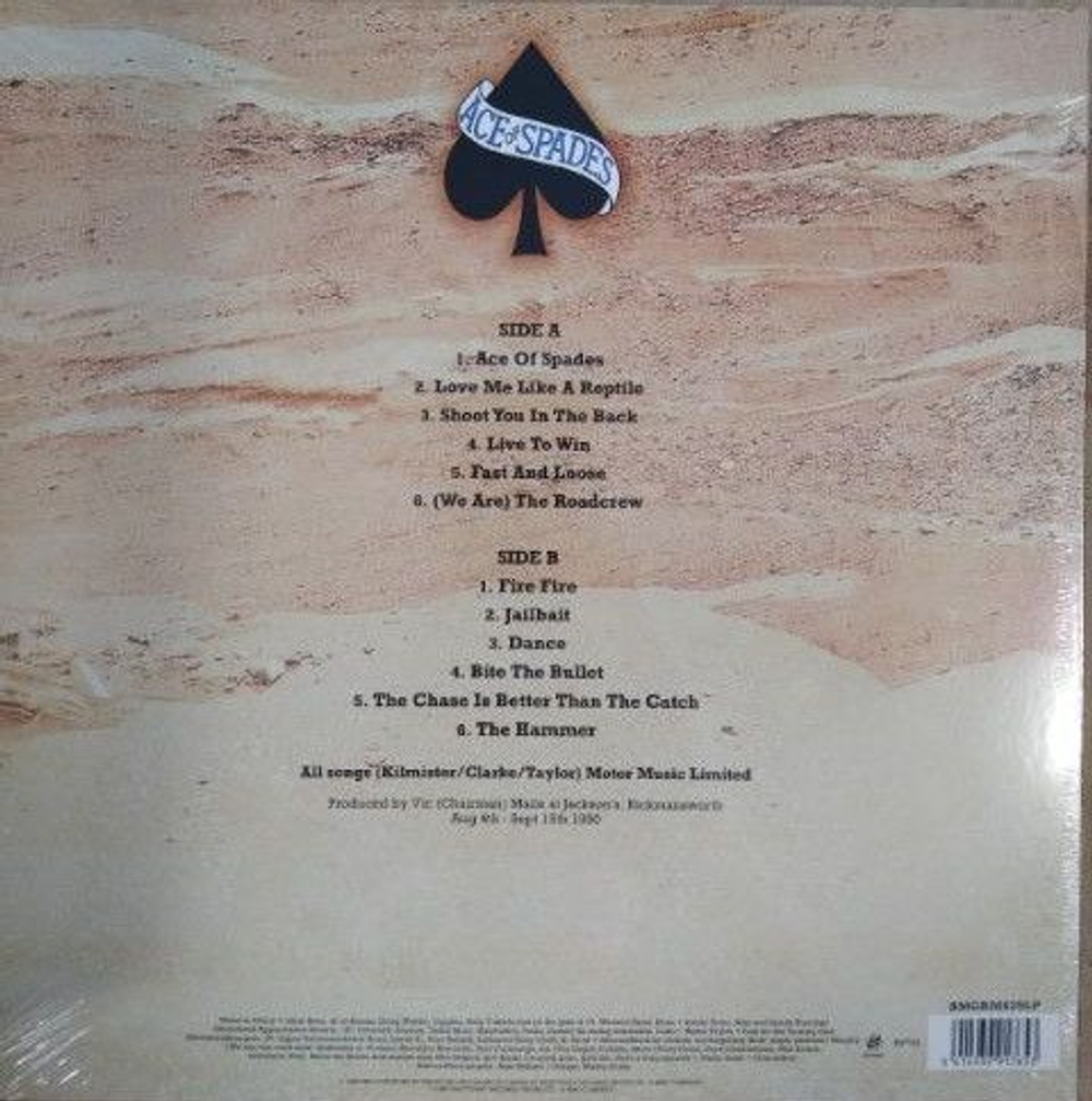 Виниловая пластинка Motorhead Ace Of Spades