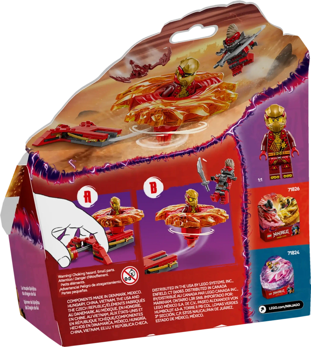 Конструктор LEGO Ninjago 71823 Дракон Кая спиннер Кружитцу
