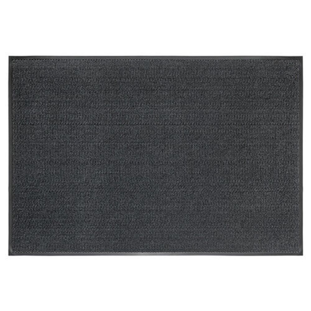 Коврик придверный ИЗНОСОСТОЙКИЙ влаговпитывающий, 80х120 см, ТАФТИНГ, СЕРЫЙ, LAIMA EXPERT, 606885, С30Т0812