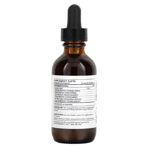 Thorne, Myco-Immune, экстракт грибов, 60 мл (2 жидк. унц.)