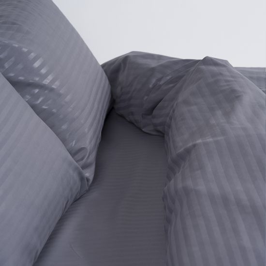 Пододеяльник Ecogri , страйп полисатин  150x215  HOMY