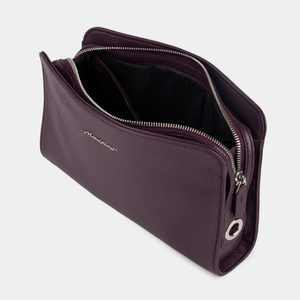 Сумка Emilie из кожи козы, фиолетового цвета