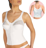 Полуграция - корректор осанки с передней застежкой Lora Tonus Elast, Белый 80E