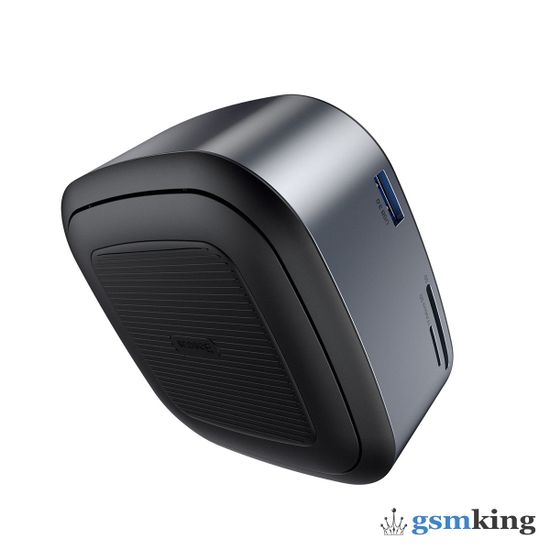 Baseus Mate Docking Type-C Mobile Phone Intelligent HUB Expanded Socket (high configuration) Deep Gray CAHUB-S0G