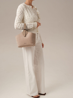 Замшевая сумка DBR Provence 31398 ваниль