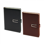 Записная книжка А5, Yalong, 7БЦ, иск. кожа, поролон, ляссе, тонир. блок, клапан на магните, фурнитура металл, ассорти, клетка, 128 л.