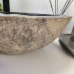 Раковина из речного камня RS-64142 (50*42*15) 0123