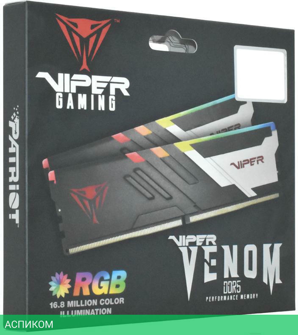 Оперативная память Patriot Viper Venom RGB DDR5 2x16GB (PVVR532G680C34K)
