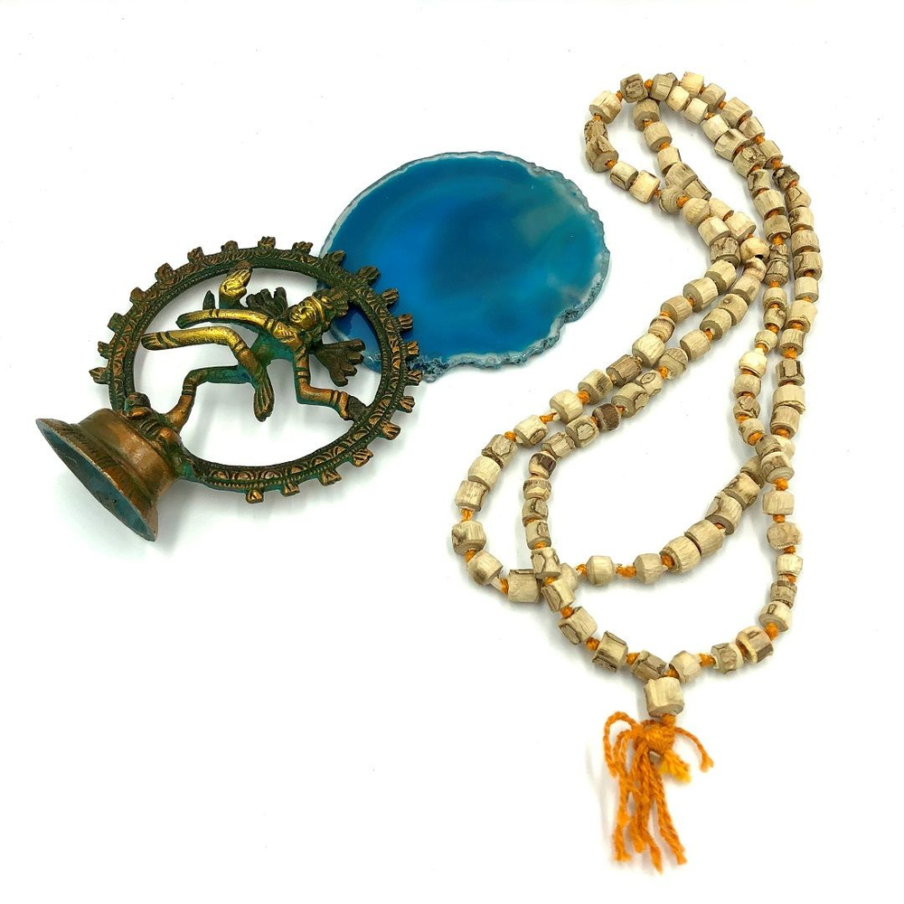 Четки туласи с корой 10-12мм 108 бусин