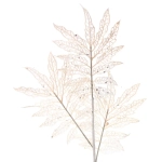 Ветка декоративная «Искристая симфония» 55 см, Белый