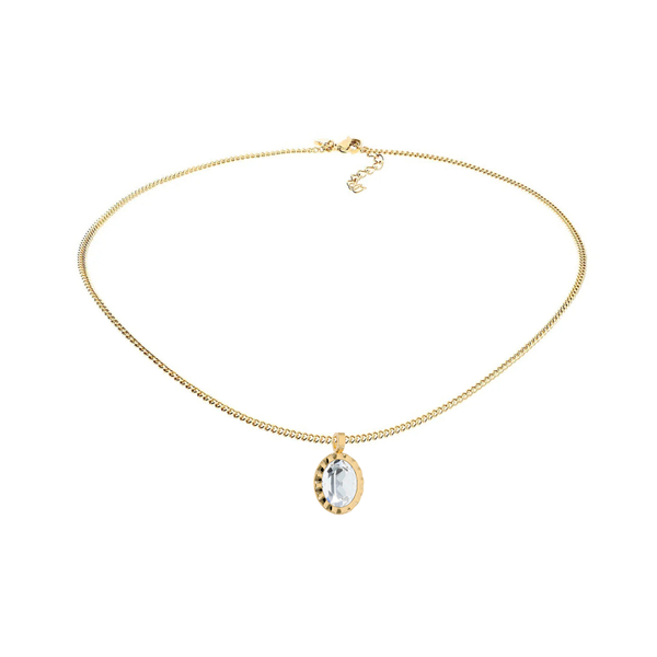 Колье Qudo TIVOLA UNICA big (G/P) Crystal 3 cm 420501