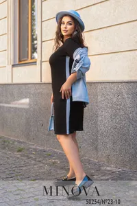Костюм 23-10-голубой Minova