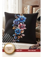 Термонаклейка на одежду, термопринт Цветок Стразы