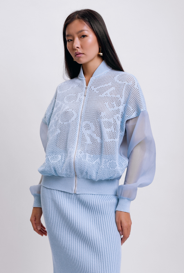 Бомбер из хлопка