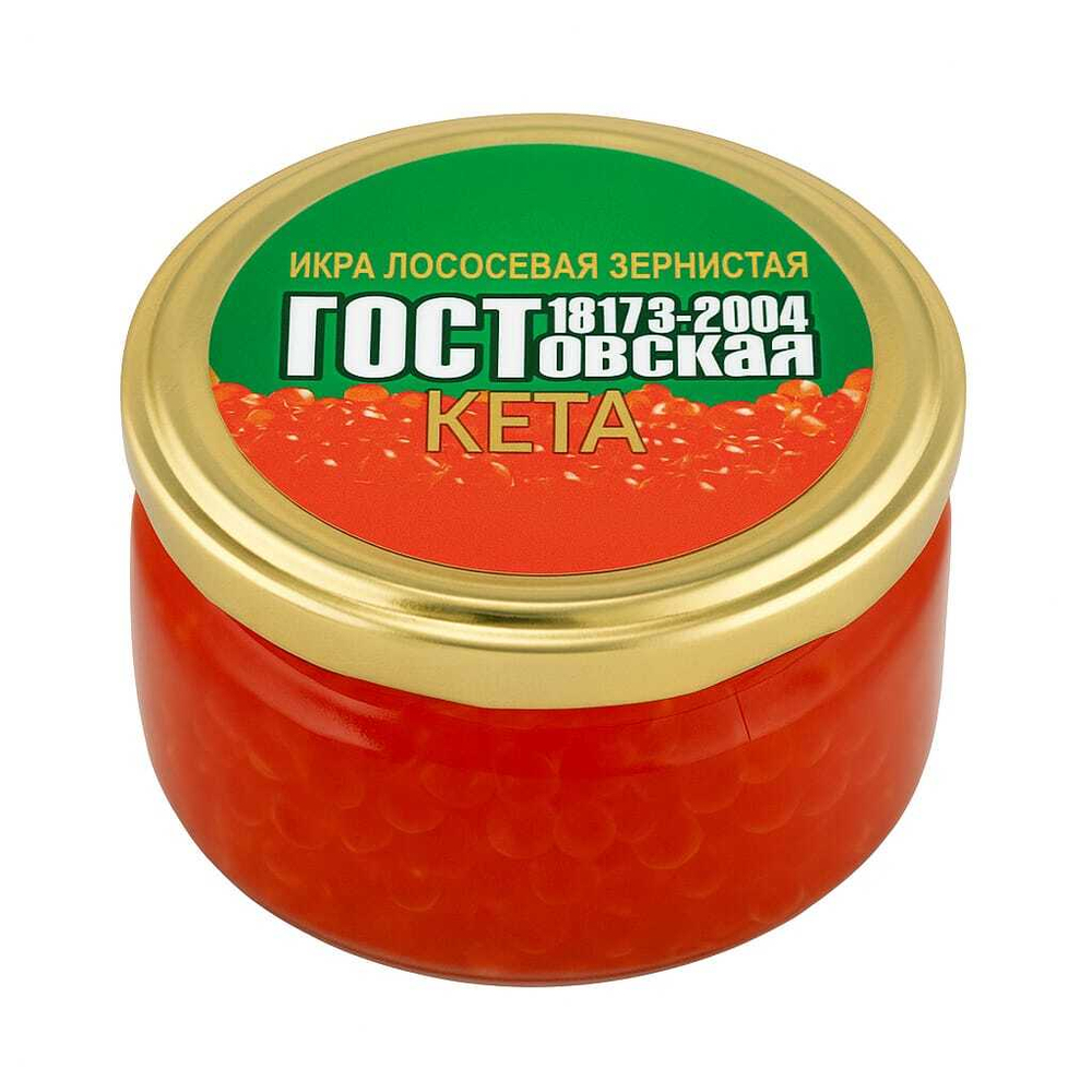 Икра лососевая Кета зернистая 140гр