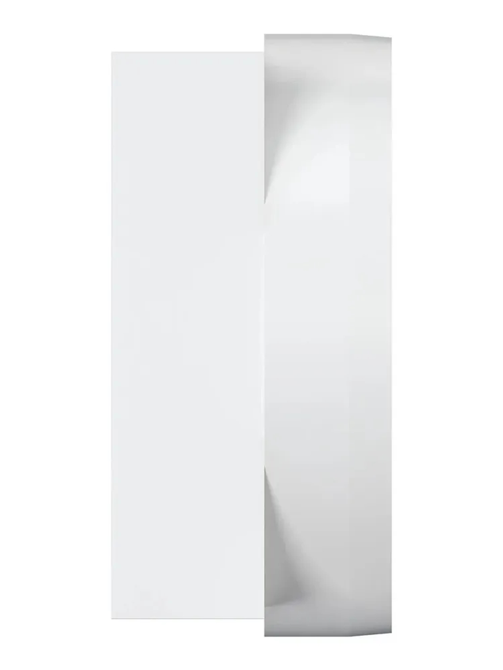 Переход с квадрата на круг 100х100 белый