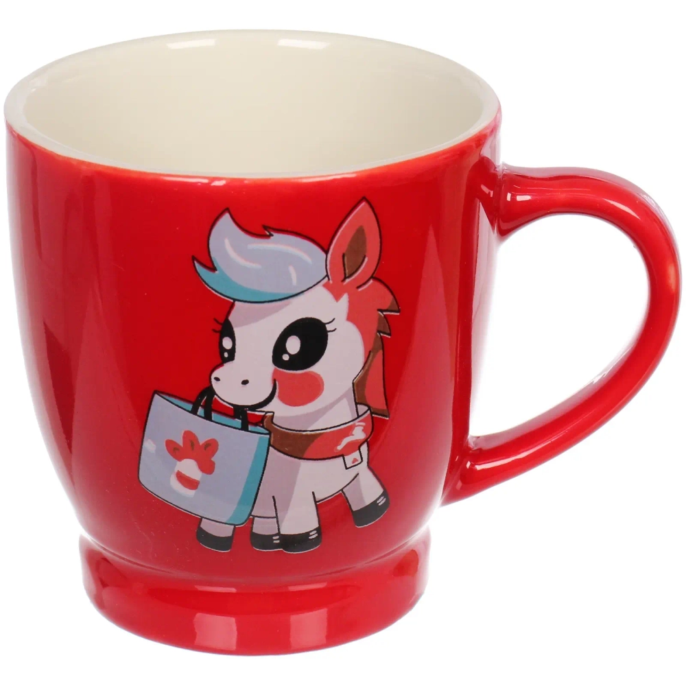 Кружка керамическая 210мл «Милые лошадки», микс рисунков