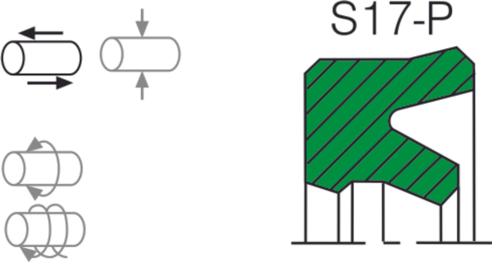 Уплотнение штока S17-P