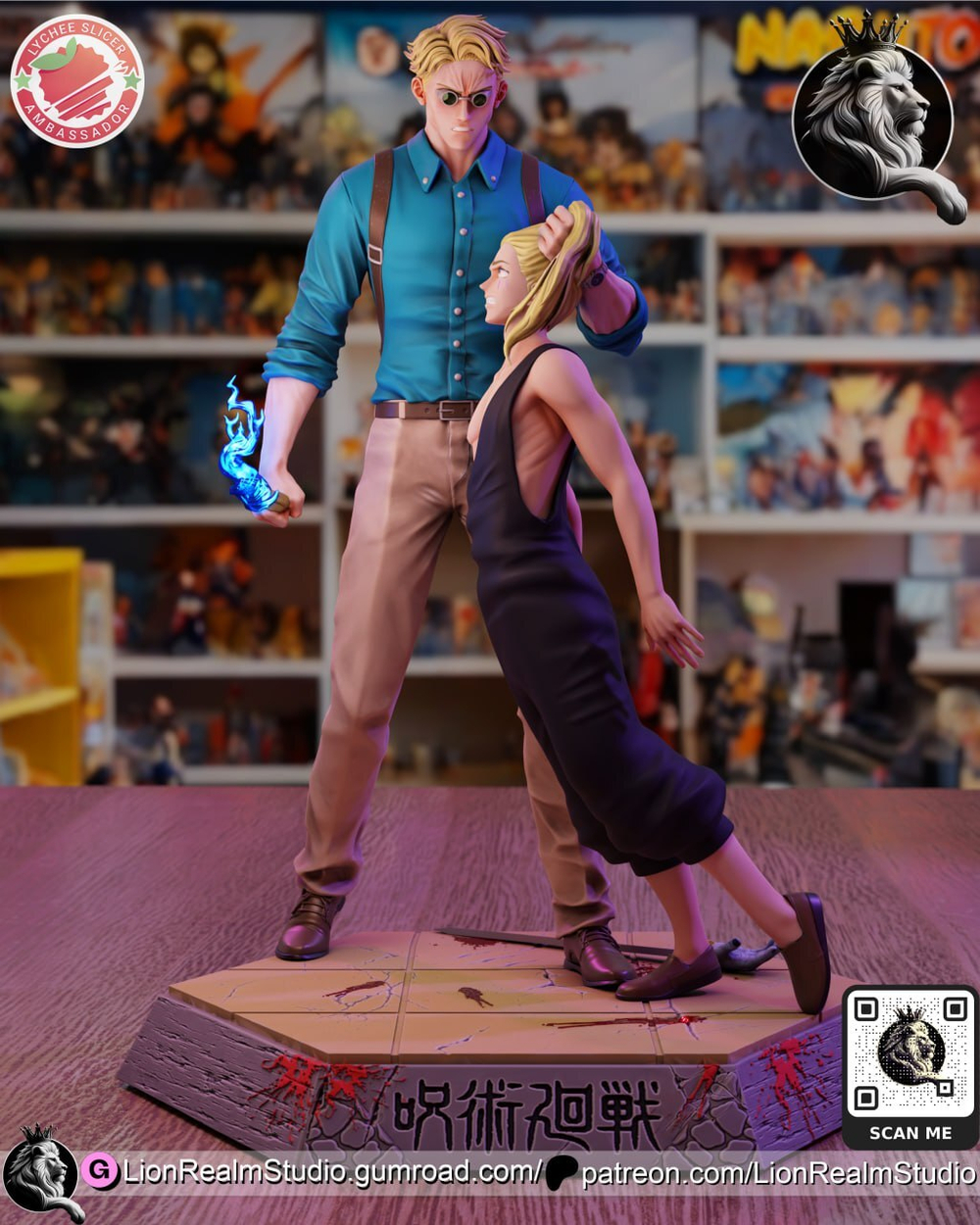 Кэнто Нанами Магическая битва Фигурка Satoru Gojou The Magic Battle Sorcery Fight