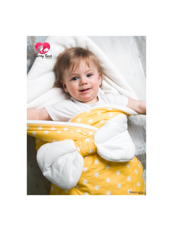 Одеяло на выписку Futurmama Caring Touch Jaune ciel