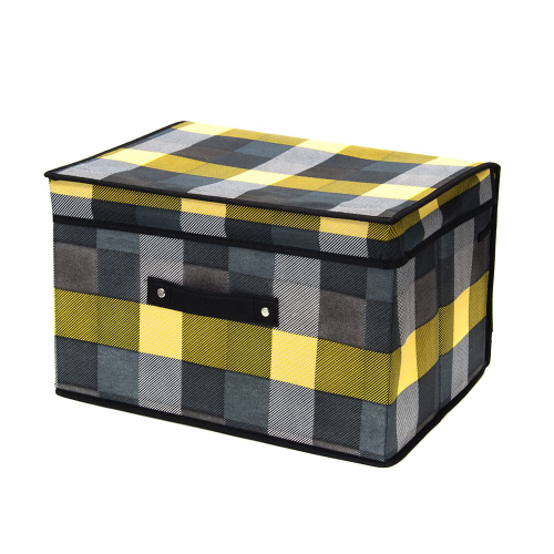 Короб для хранения спанбонд 40х30х25 см, Клетка VETTA    ХХ