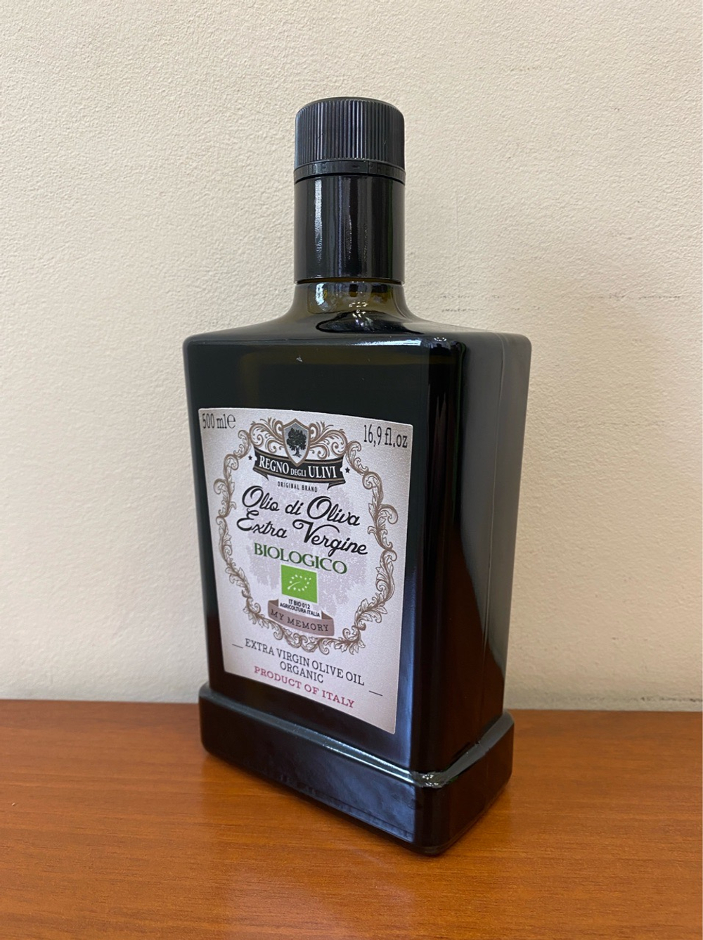 Оливковое масло REGNO DEGLI ULIVI My MEMORY BIOLOGICO 500ml, Сицилия, Италия