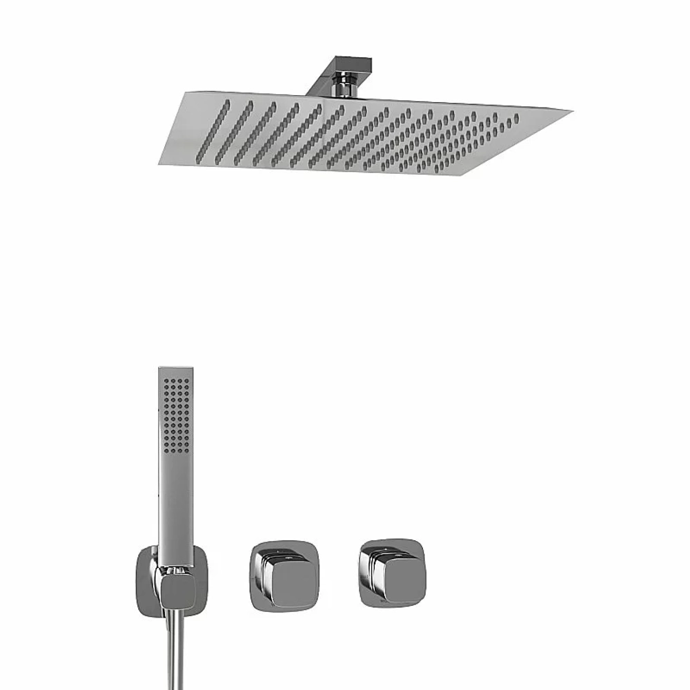 Душевая система WasserKRAFT Naab 8600 SET2837 хром