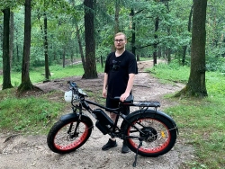 Электрофэтбайк Elbike Phantom Elite (Синий)