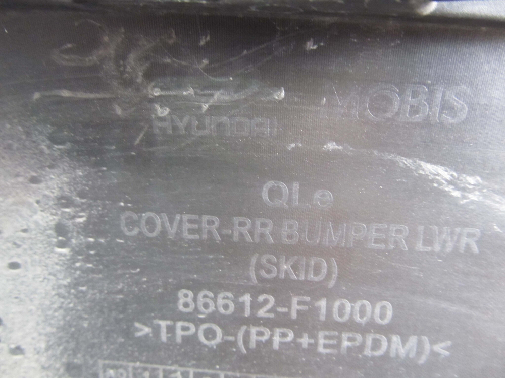 Юбка заднего бампера Kia Sportage 4 (QL) 16-18 Б/У Оригинал 86612F1000