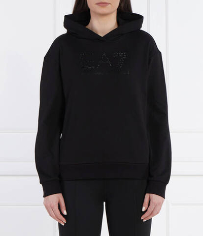 Худи EA7 - черный(3DTM23 TJSYZ)