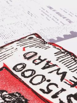 Пододеяльник Сказка "WANTED/WANTED (компаньон)" 1,5-сп 145х215 см на молнии , поплин