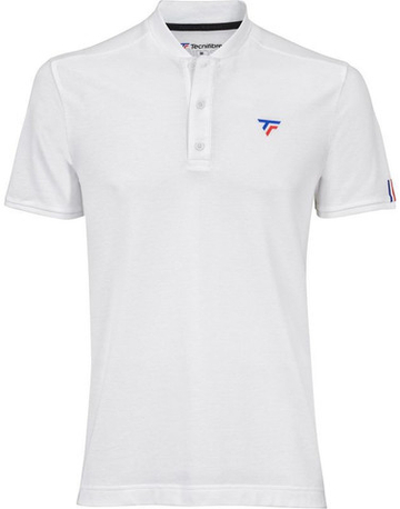 Мужское теннисное поло Tecnifibre Polo Pique - белый