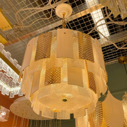 Люстра Cloyd PIANOLA C14 / Ø50 см - золото (арт.10815)