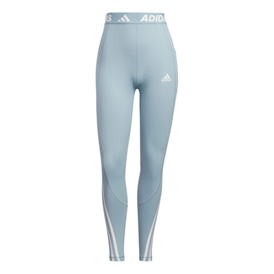 Женские теннисные брюки adidas 3 Stripes Tight Women - Grey, White