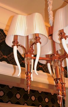 replica Visionnaire Brunilde Chandelier - Ipe cavalli 3  ( white  + gold  )