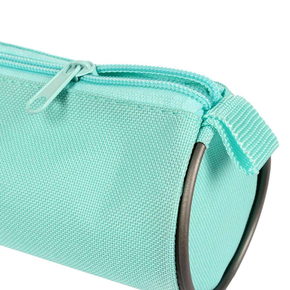 Пенал-тубус на молнии малый 210*65 мятный (Пчелка)