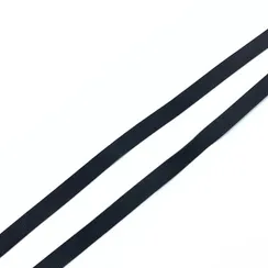 Резинка латексная для купальника черная 6 мм