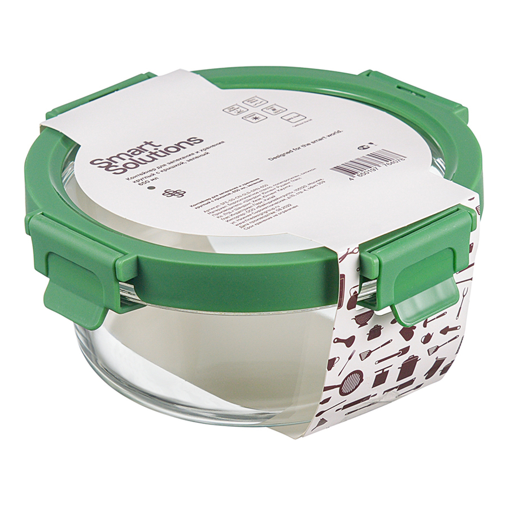Контейнер для запекания и хранения 650мл Smart Solutions зеленый