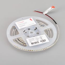 Светодиодная лента RT-A160-5mm 24V Day5000 (9.6 W/m, IP20, 2835, 5m) (Arlight, Открытый) 037801