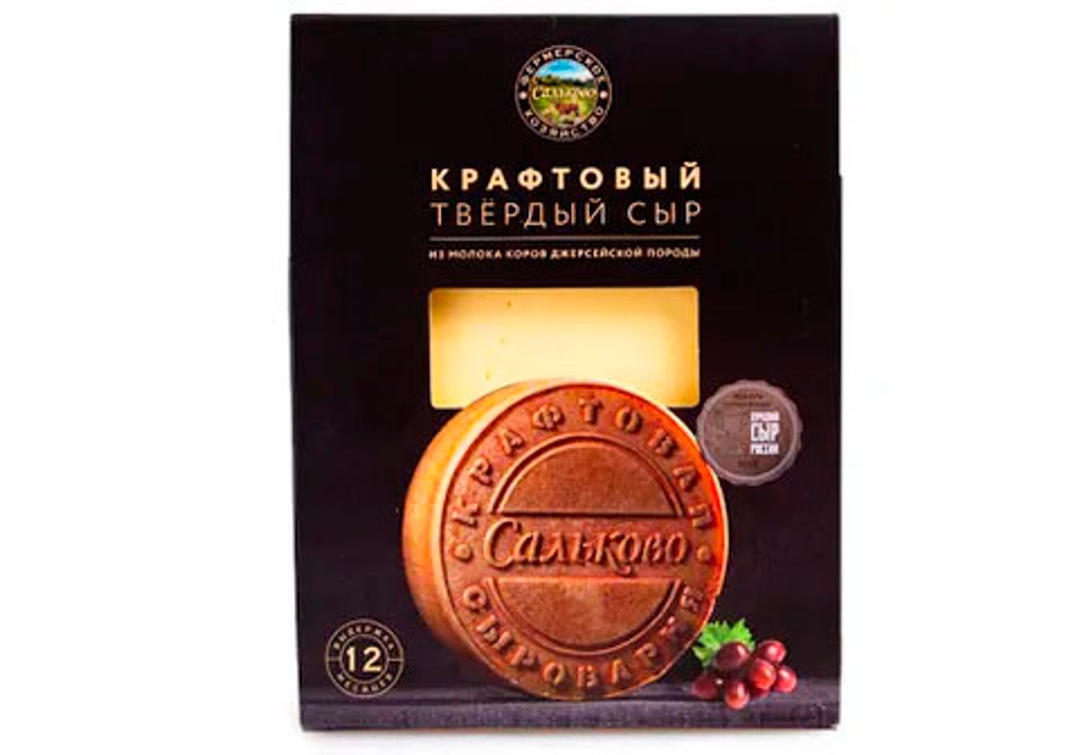 Сыр крафтовый твердый "Ферма Сальково", 150г
