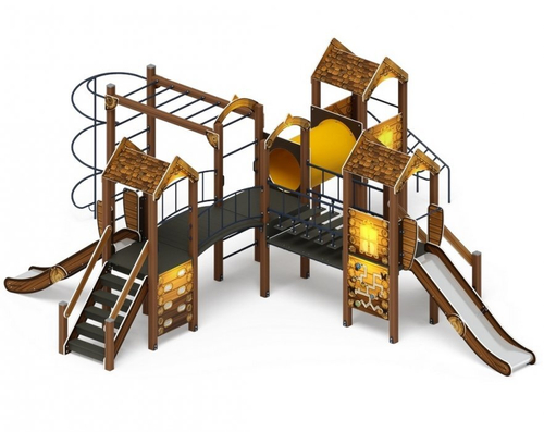 Игровой комплекс Дворик детства Эко ДИК 2.01.4.02-22 H=1200