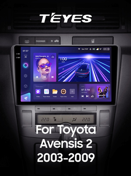 Teyes CC3 2K 9"для Toyota Avensis 2003-2009