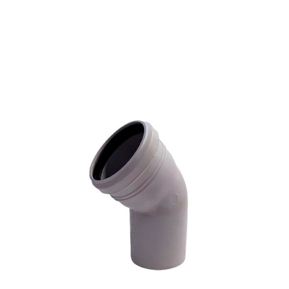 Отвод ПВХ ф70*45 Deniz