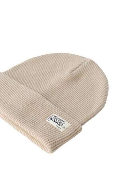 ZARA ТРИКОТАЖНАЯ ШАПКА В РУБЧИК С ЭТИКЕТКОЙ, ЦВЕТ ЛЬДА