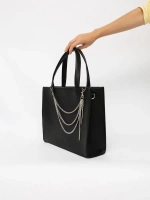 сумка через плечо кожаная большая тоут классика