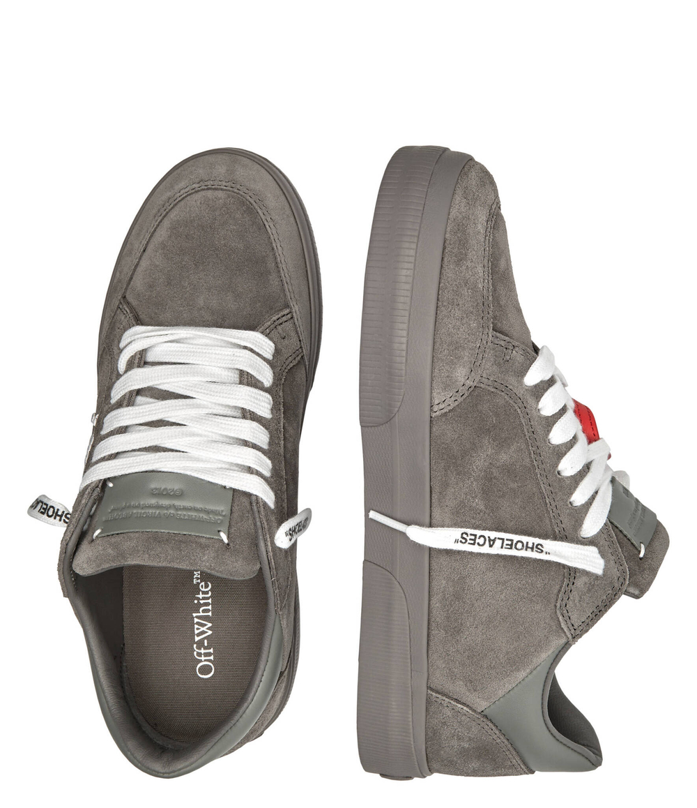 Кожаные кроссовки OFF-WHITE - серый(OMIA293F 24LEA002)