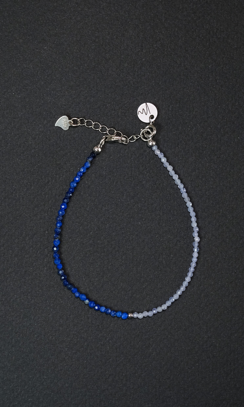 Браслет "Memo Duo" из лазурита и танзанита