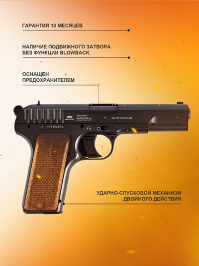 Пистолет пневматический Gletcher TT 1941 NBB