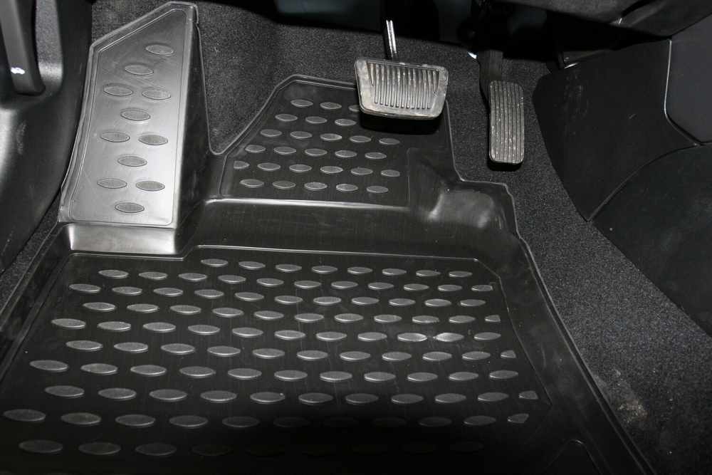 Коврики в салон для KIA Cee'd 2006-2012, 4 шт. (полиуретан, серые) NLC.25.20.211